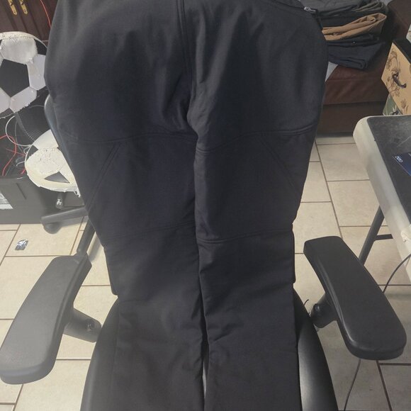 Free soldier Snow ski pants black size 30W/30L Fleece lined softshell FA. 952303 - Picture 2 of 2